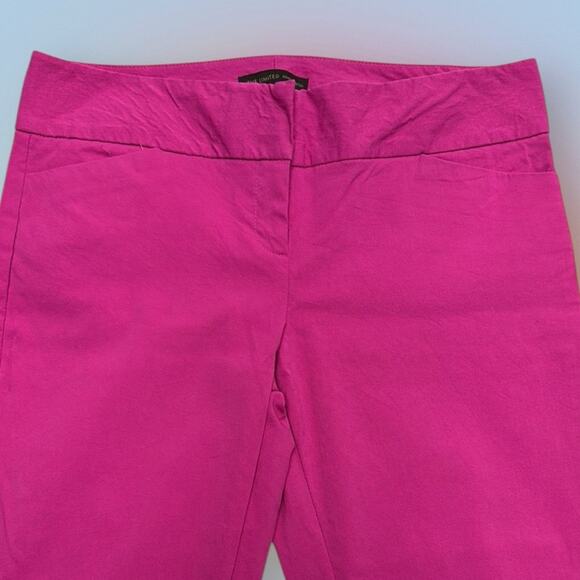 THE LIMITED Women's 10 Vibrant Pink EXACT STRETCH Ankle Pants - Picture 1 of 5